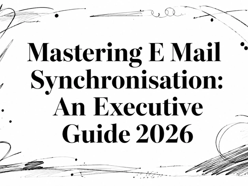 Mastering E Mail Synchronisation: An Executive Guide 2026