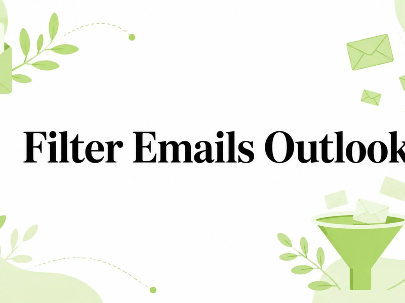 Filter Emails Outlook