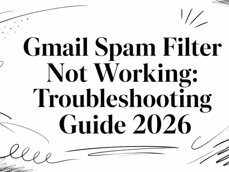 Gmail Spam Filter Not Working: Troubleshooting Guide 2026