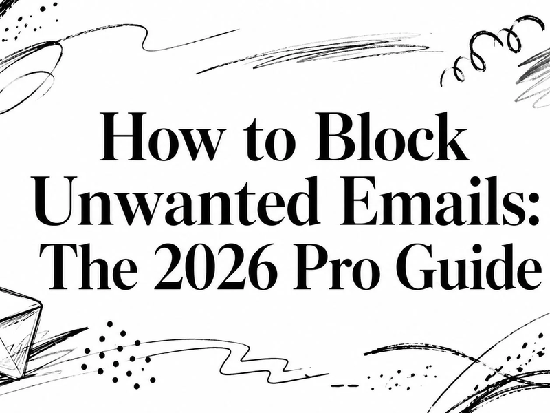 How to Block Unwanted Emails: The 2026 Pro Guide