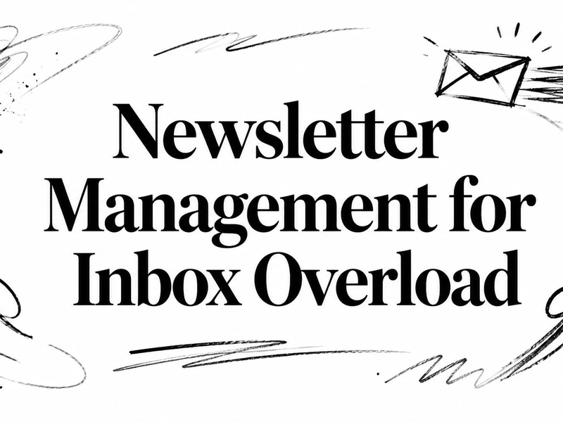 Newsletter Management for Inbox Overload