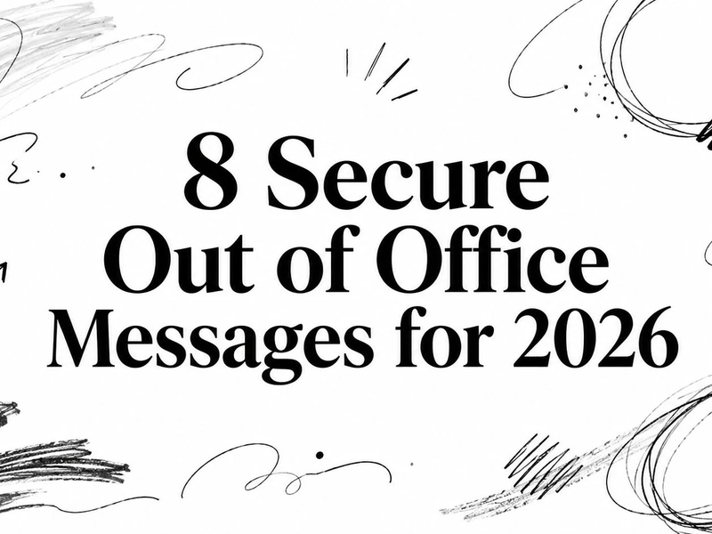 8 Secure Out of Office Messages for 2026